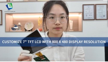 産業用7インチ 800×480 TFT LCDディスプレイ