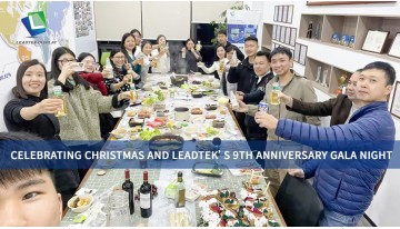クリスマスと Leadtek 創立 9周年記念ガラナイトの祝賀