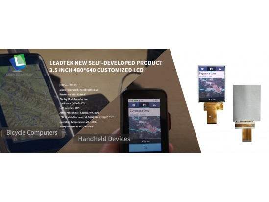 Leadtek New Self-developed Product 3.5 inch 480*640 Customized LCD