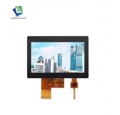 CTP with TFT LCM 4.3 inch RGB interface 800*480 Resolution 600nits brightness IIC 6PIN CTP