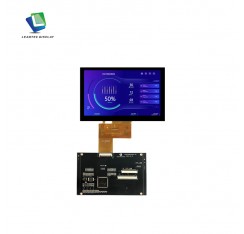 4.3 Inch TFT LCD 800*480 IPS Panel 650 Nits RGB Smart Display