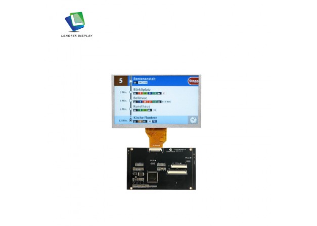 6.75 inch IPS 450 Nits Brightness 800*480 RGB Interface TFT LCD Module Display Panel with Driver Board