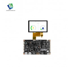 5 inch Display Normally Black 510 Nits Brightness 800*480 RGB Interface CTP screen Panel with Android Board for Smart Home
