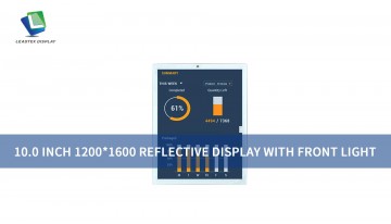 10.0 Inch 1200*1600 Reflective Display with Front Light