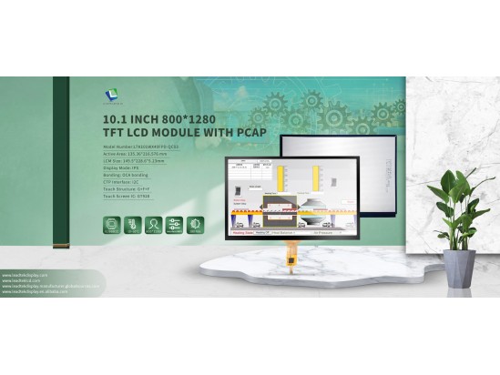 10.1 inch lcd screen 800*1280 TFT Display MIPI interface with Customized PCAP