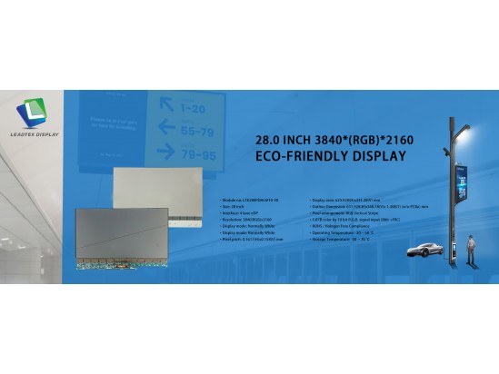 28.0 inch 3840*(RGB)*2160 Eco-Friendly Display 28.0 inch 3840*(RGB)*2160 Eco-Friendly Display