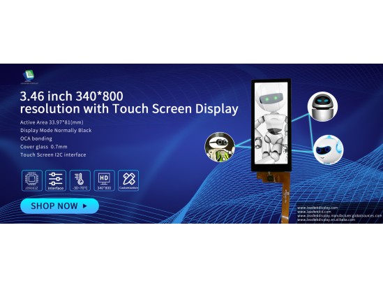 3.46 inch touch screen module applied with IOT smart robot 3.46 inch touch screen module applied with IOT smart robot
