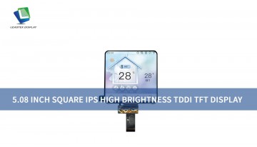 5.08 Inch Square IPS High Brightness TFT LCD Display with TDDI Technology