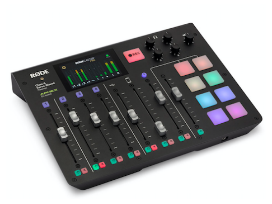 Broadcasting equipment with 4.3” WVGA IPS touch screen display