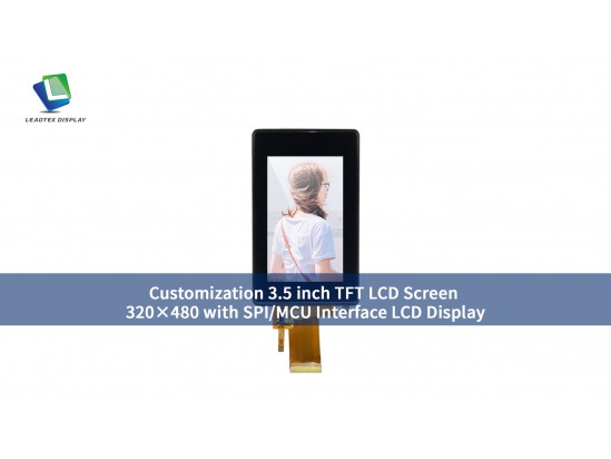 Customization 3.5 inch TFT LCD Screen 320×480 with SPI/MCU Interface LCD Display
