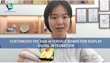 Customized FPC and Signal Adapter board for display signal integration