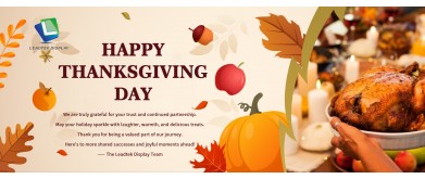 Happy Thanksgiving to Our Valued Customers and Partners！