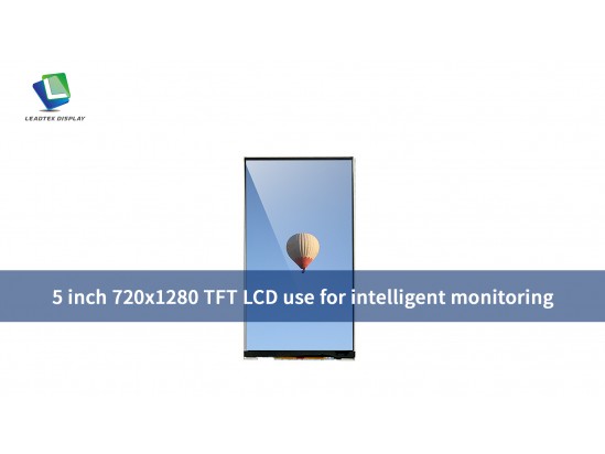 5 inch 720x1280 TFT LCD use for intelligent monitoring