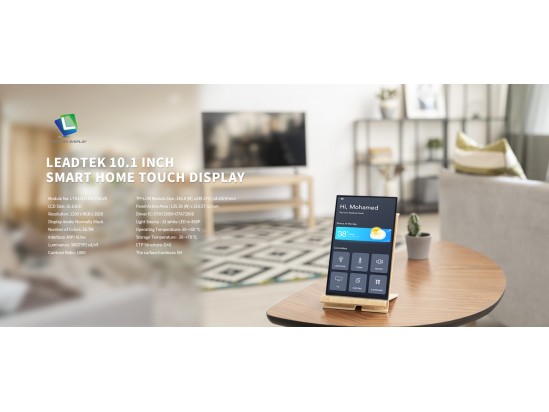 Leadtek 10.1 inch Smart Home Touch Display