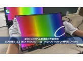 LEADTEK 15.6 INCH PRODUCT TEST DISPLAY PERFORMANCE VIDEO