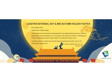 Leadtek Display Holiday Notice for National Day & Mid-Autumn Festival (Oct 1-8)