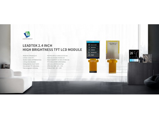 Leadtek 2.4 inch High Brightness TFT LCD Module