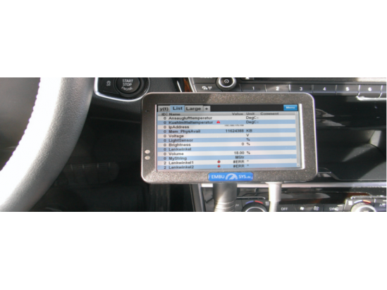 Leadtek 4.3 inch WQVGA touch screen display with 800 nits bright