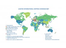 Leadtek International Shipping Coverage Map