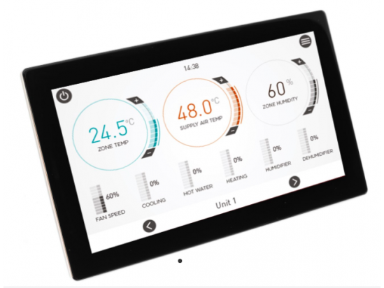 7.0” WVGA IPS Capacitive Touch Screen Display for home control systems