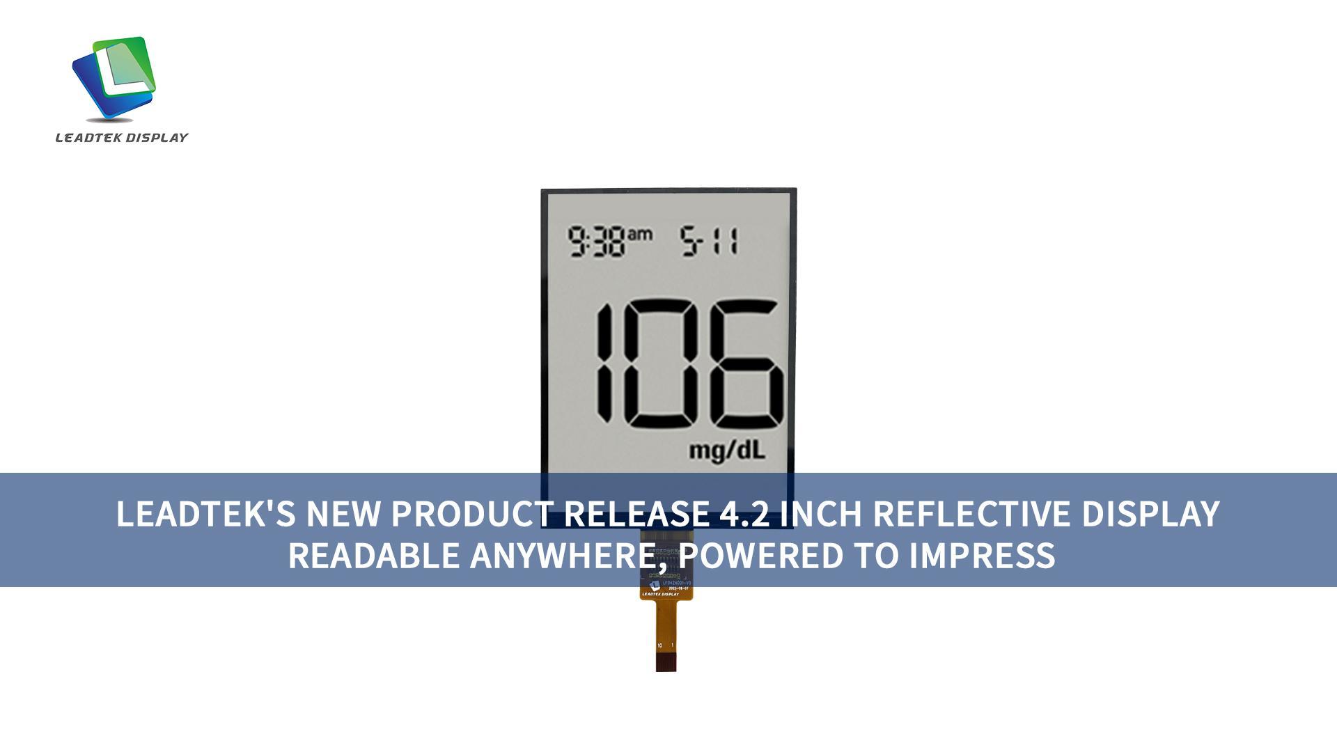 4.2 inch 300*400 SPI Reflective Sun Readable Display Module