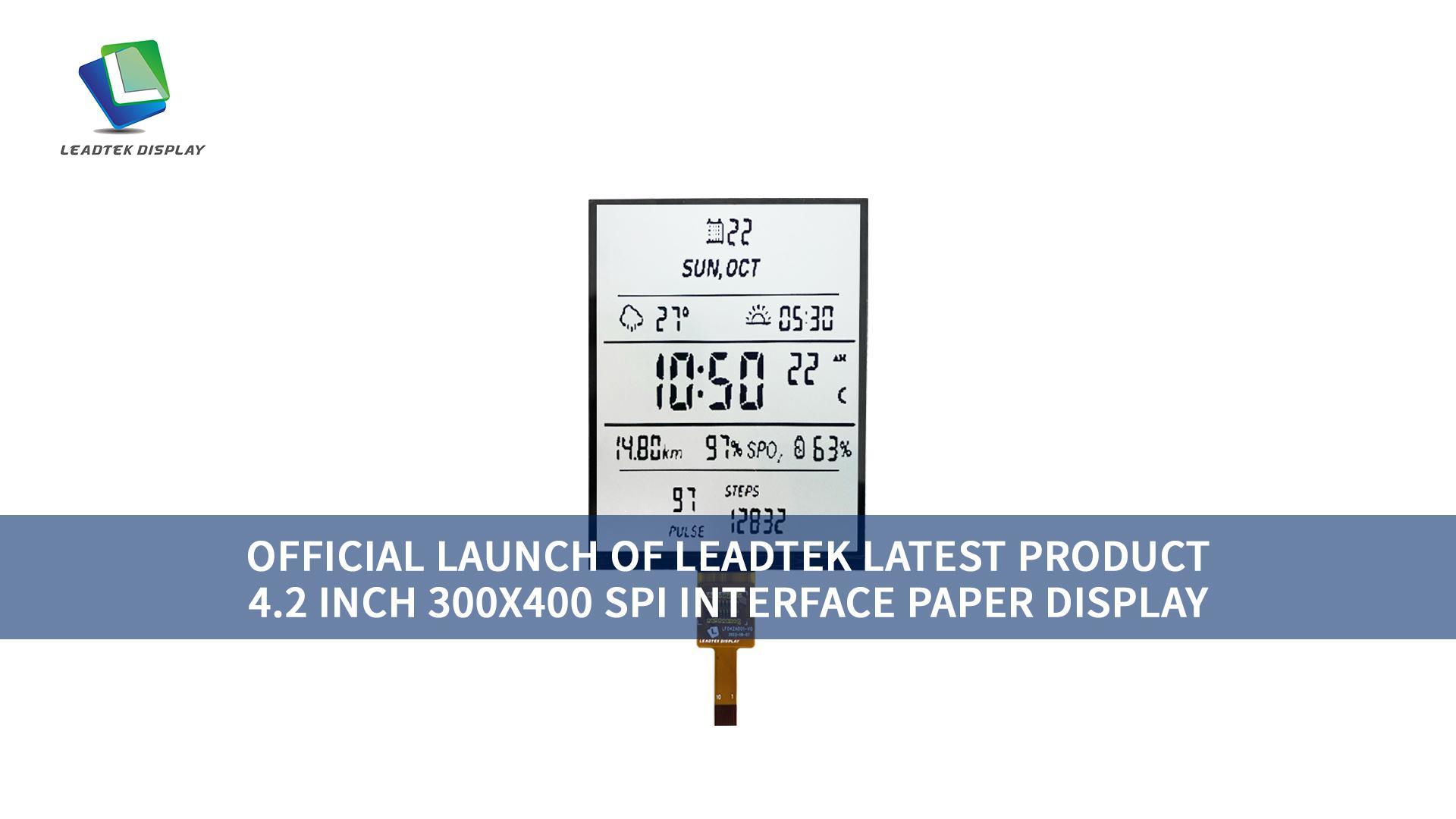 Leadtek 4.2 inch Reflective display TFT LCD Module
