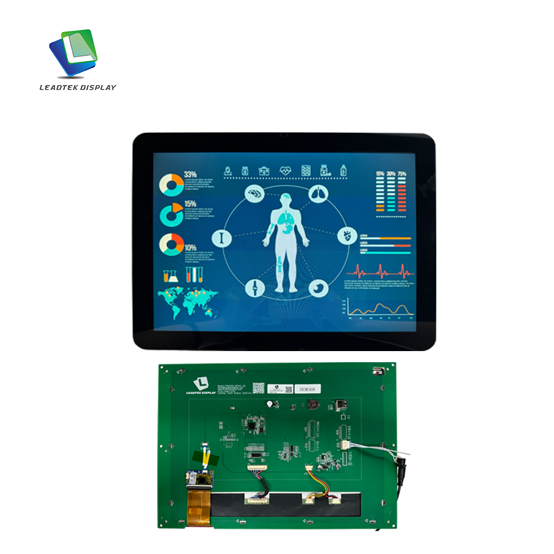 15 Inch UART TFT LCD 1024*768 Display with 750 nits