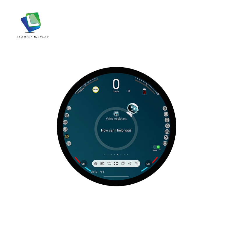 7.0 Inch Circular IPS TFT LCD Display 1080×1080 High Brightness 900nits MIPI Interface for Automotive & Smart Devices